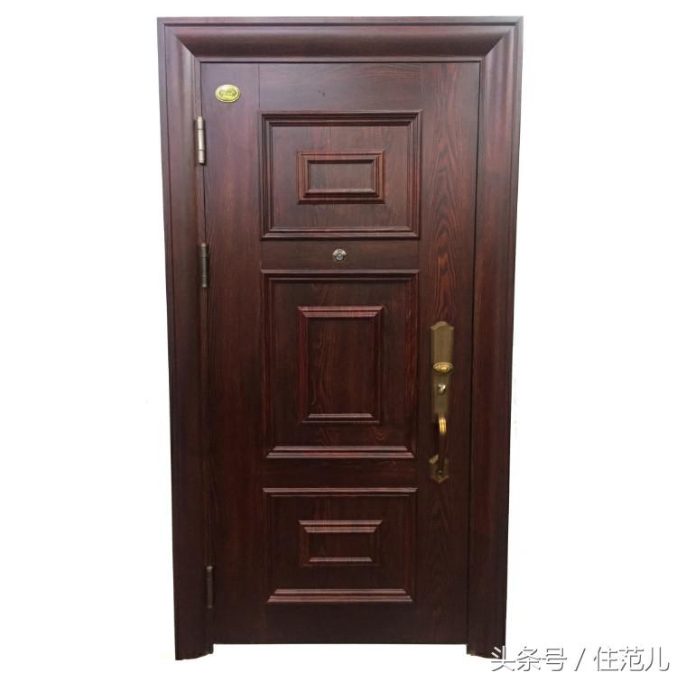 为什么防盗门的颜色都是猪肝红,红棕色防盗门