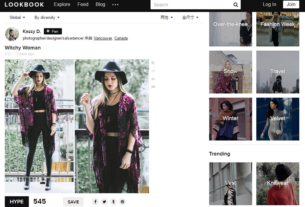 穿搭网站,10个值得收藏的网站