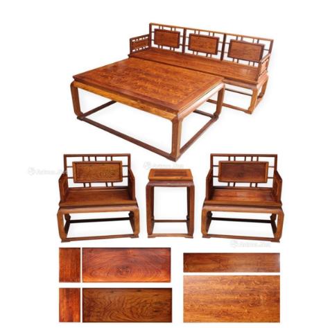 黄花梨色家具装修效果图,海南黄花梨家具图片大全