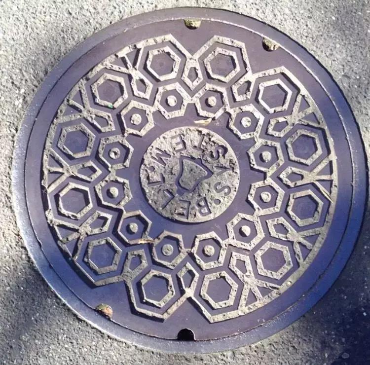 井盖虽然天天见，但不是所有人都能发现它的美