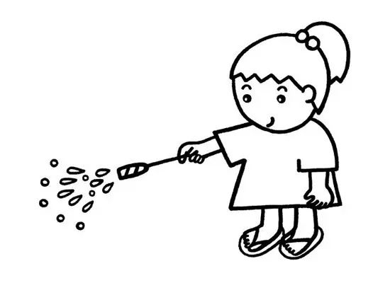 春节简笔画幼儿园简单,怎么画灯笼和鞭炮简笔画