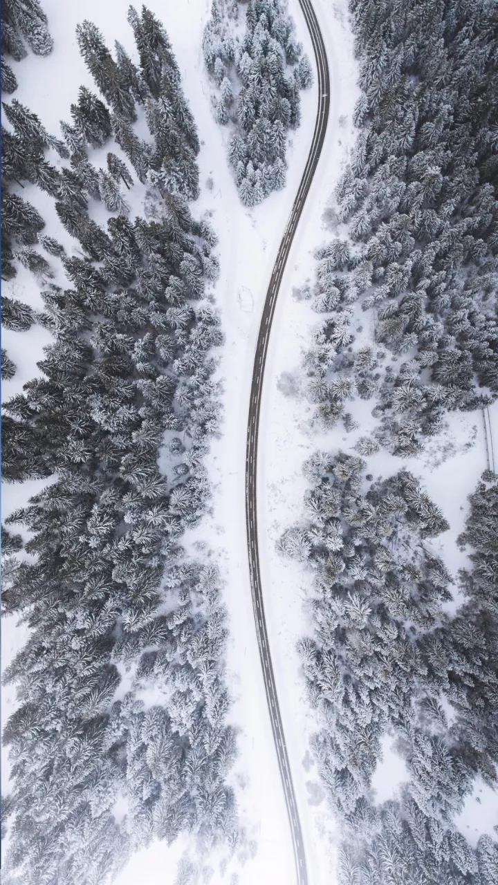 iphonex绝美风景壁纸草原,浪漫雪景冬日治愈系壁纸