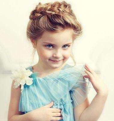 儿童碎头发发型,如何更好的固定碎头发发型