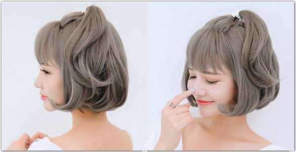 儿童碎头发发型,如何更好的固定碎头发发型