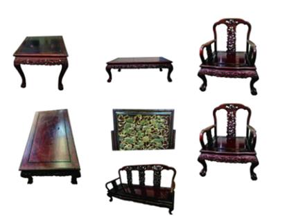 黄花梨色家具装修效果图,海南黄花梨家具图片大全