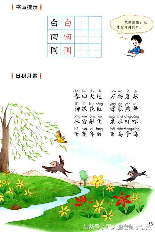 小学一年级语文预习的正确方法,一年级语文小公鸡和小鸭子预习