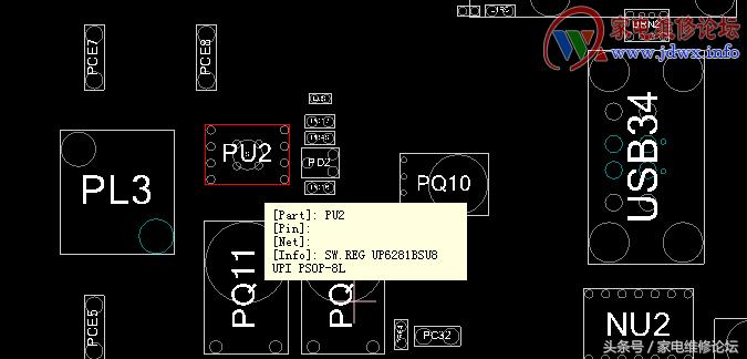 用示波器维修华硕M5A78L-MLX3PLUS触发掉电故障