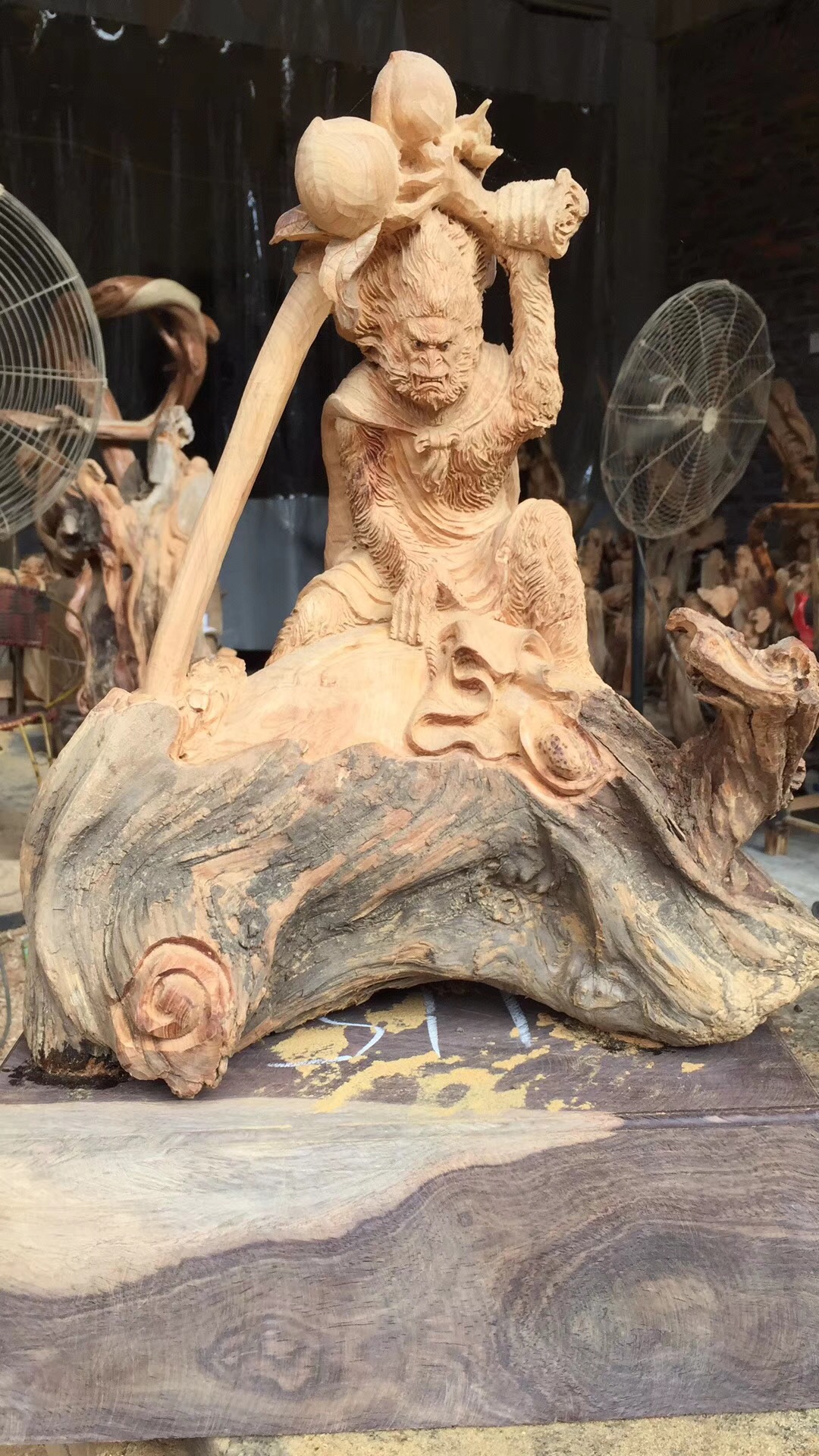 木雕根雕制作过程,木雕的根雕制作过程