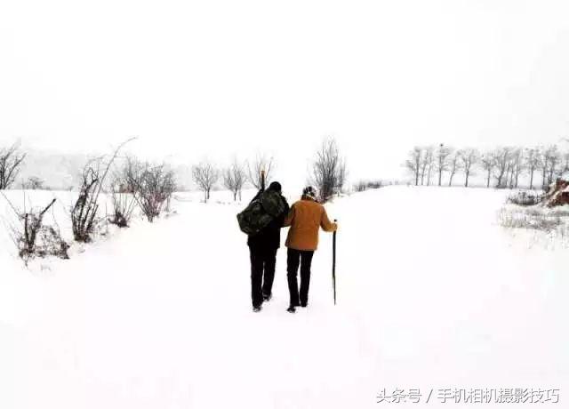 最普通的雪景拍摄感觉,看看你们拍的雪景是什么样的