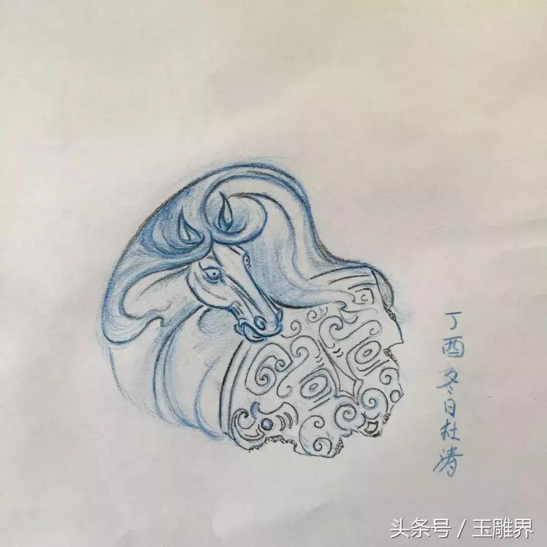 保山南红玉石雕刻,千里马玉石雕刻