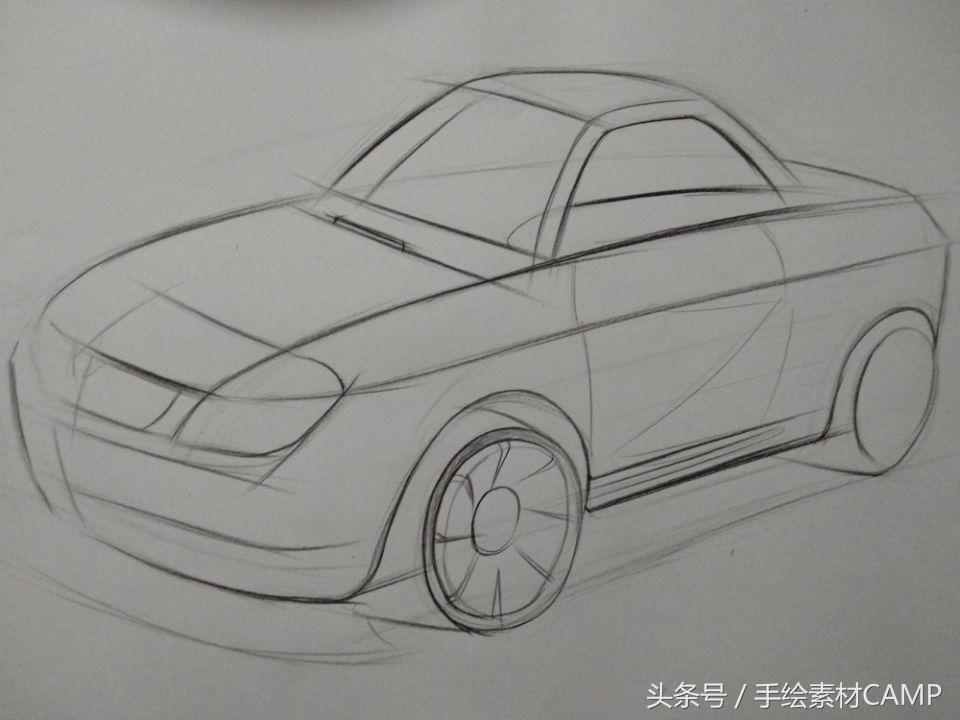 手绘汽车制作视频,汽车设计图手绘