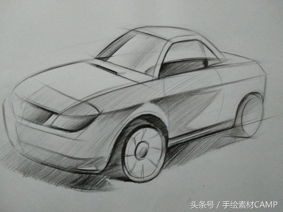 手绘汽车制作视频,汽车设计图手绘