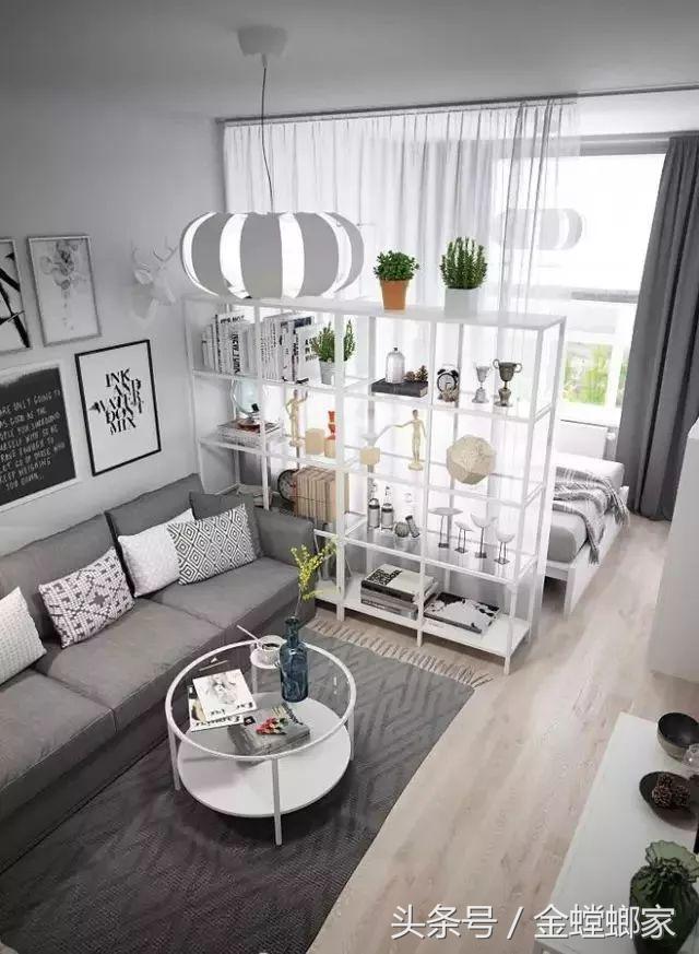 客厅阳台隔断窗帘效果,伸缩客厅窗帘隔断