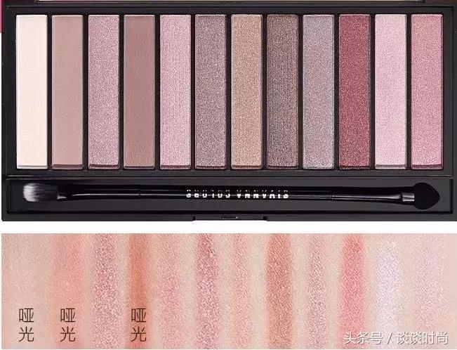 网红小猪9色土豆泥眼影盘教程,眼影盘推荐网红爆款带镜子刷子