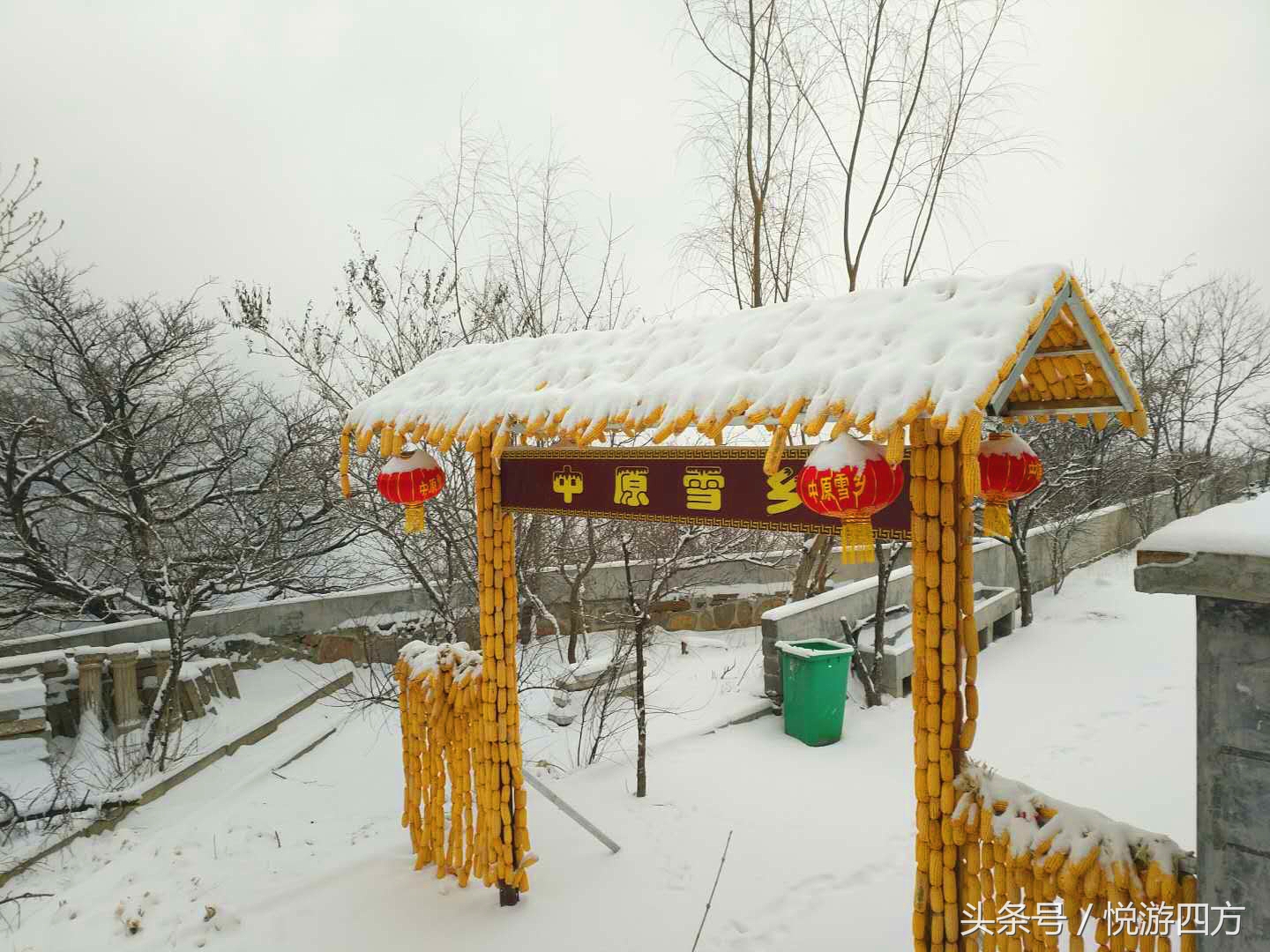 逛大集买年货过大年,雪乡的年货大街红红火火