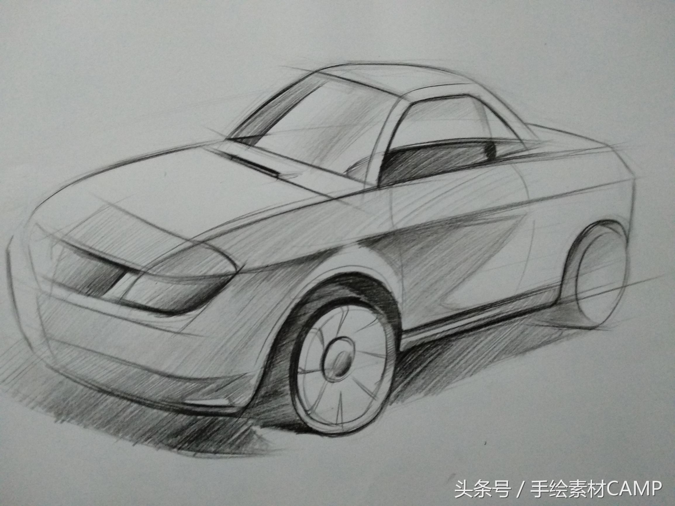 手绘汽车制作视频,汽车设计图手绘