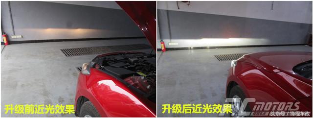 无论什么车型,原车卤素灯改氙气灯都是这种效果!昂科塞拉改灯