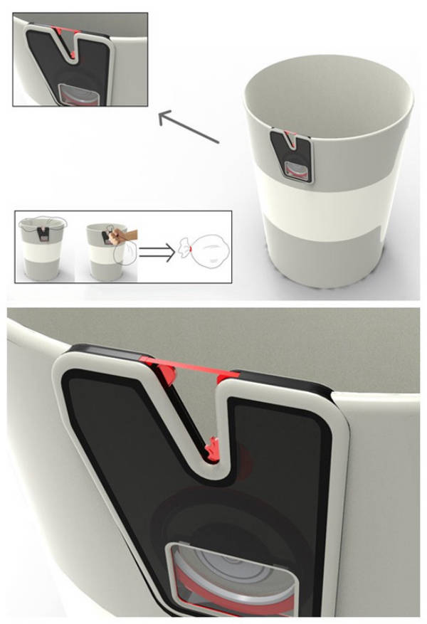 创意垃圾桶有盖,创意垃圾桶可爱