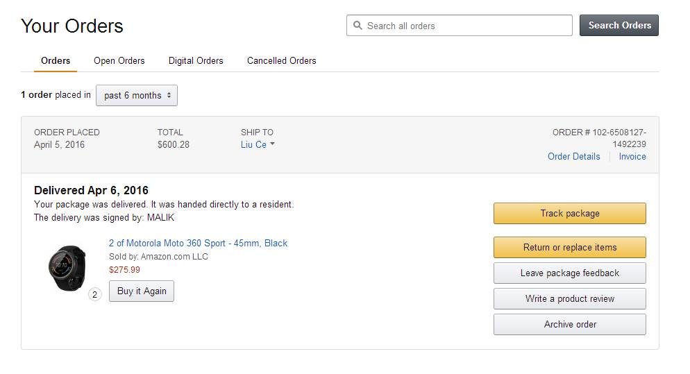 我在亚马逊买东西能送到中国吗,亚马逊买的表