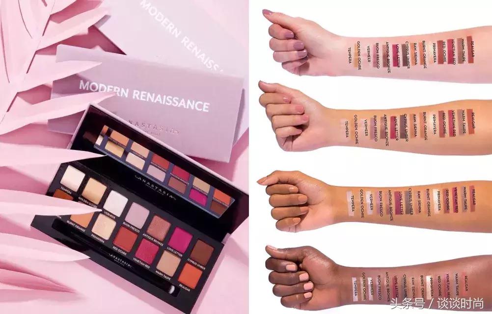 网红小猪9色土豆泥眼影盘教程,眼影盘推荐网红爆款带镜子刷子