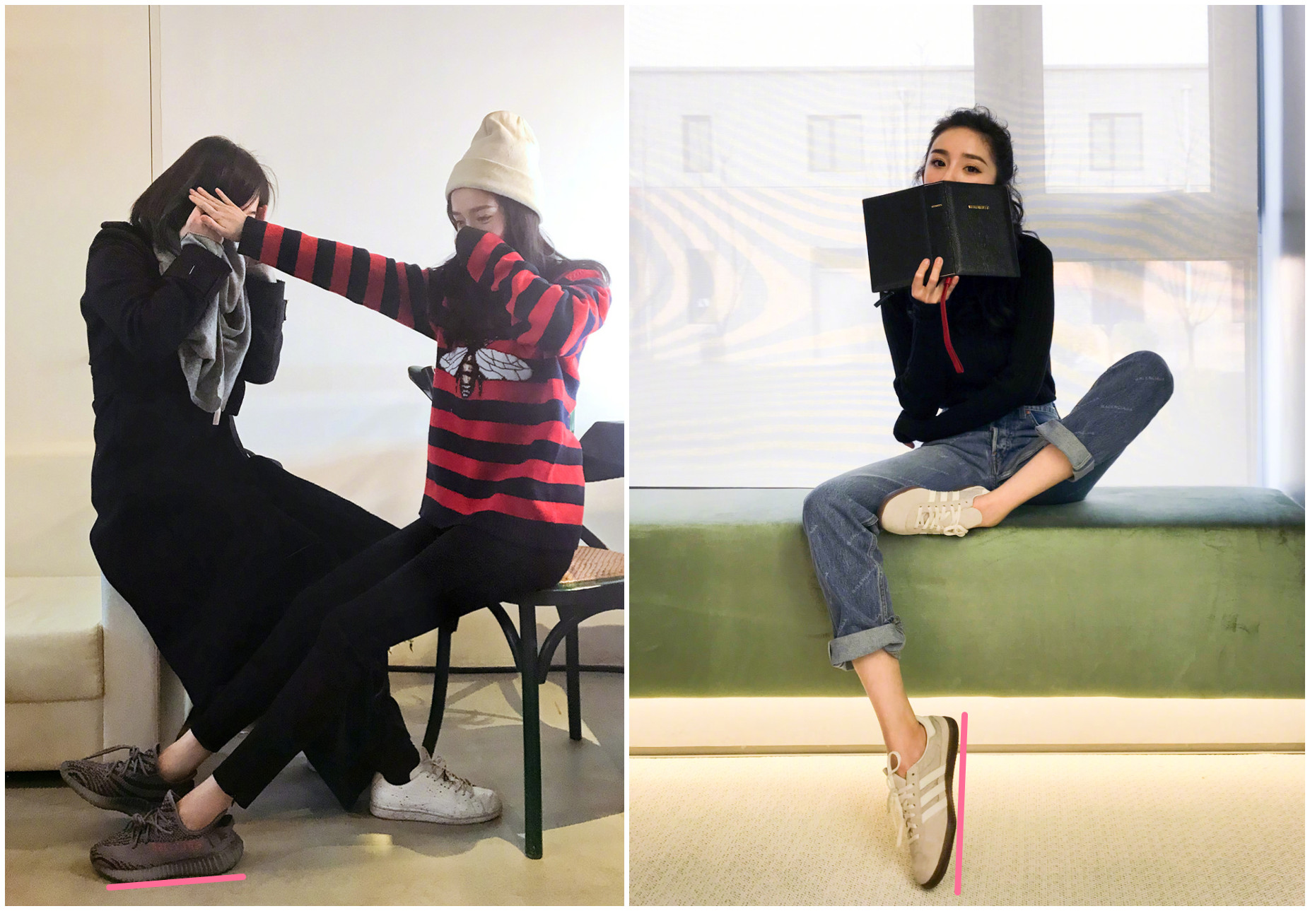 杨幂大方晒私服美照,杨幂晒照秀马甲