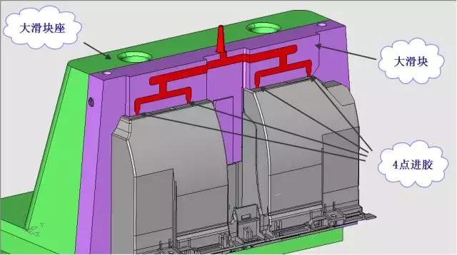 ug中液压缸抽芯设计,ug模具设计侧向抽芯图纸