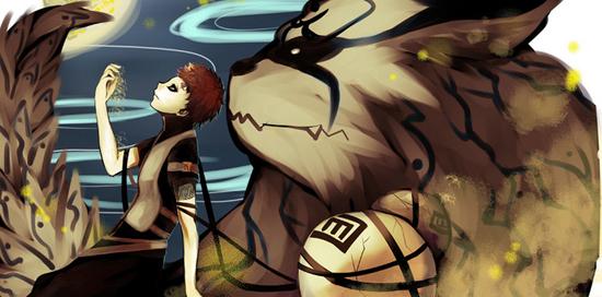 火影忍者九大尾兽与人柱力图片,火影各个忍村的人柱力