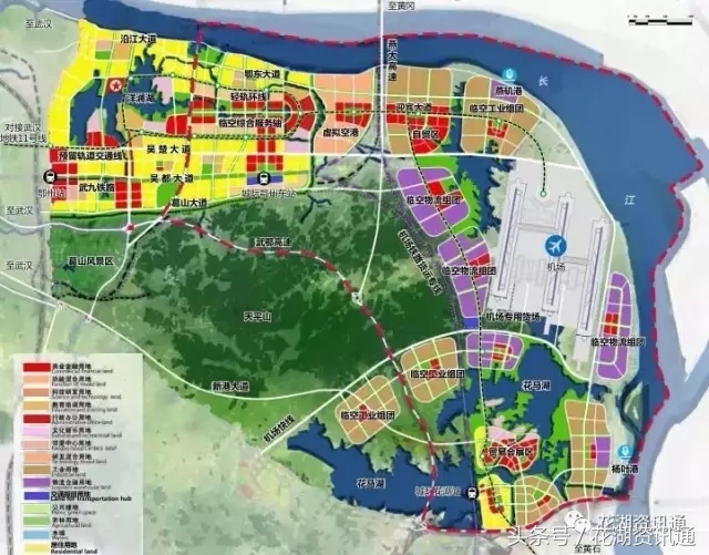 花湖开发区航空都市区,鄂州航空都市区最新规划图