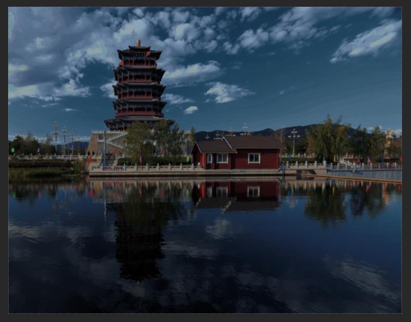 ps怎么制作天放晴的效果,ps怎么把晴天变成阴天效果