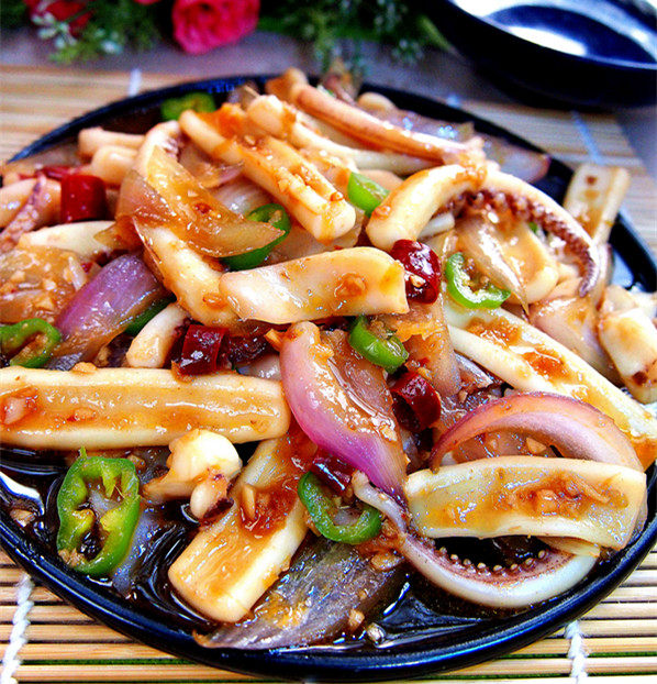 正宗铁板鱿鱼制作方法视频,自制铁板鱿鱼酱料的做法