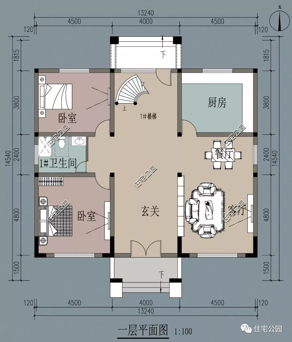 农村最新最美建房图,最经典的农村建房户型图