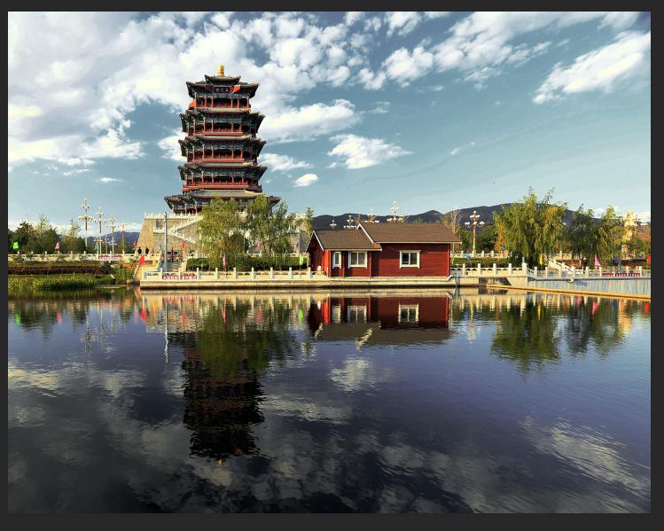 ps怎么制作天放晴的效果,ps怎么把晴天变成阴天效果