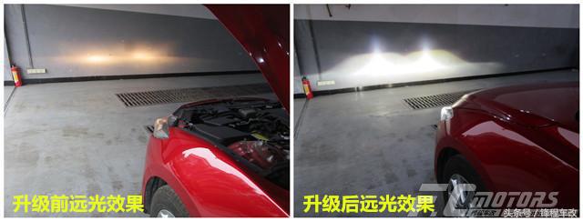 无论什么车型,原车卤素灯改氙气灯都是这种效果!昂科塞拉改灯