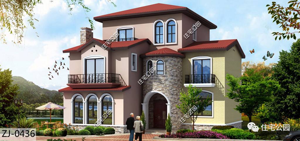 农村最新最美建房图,最经典的农村建房户型图