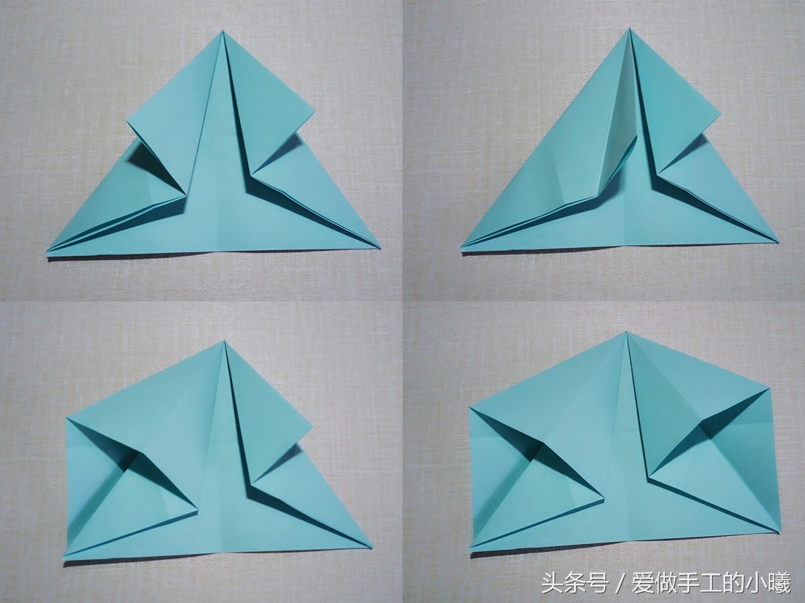 纸飞机童年叠法,童年100款纸飞机慢动作教程