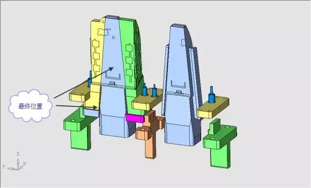 ug中液压缸抽芯设计,ug模具设计侧向抽芯图纸