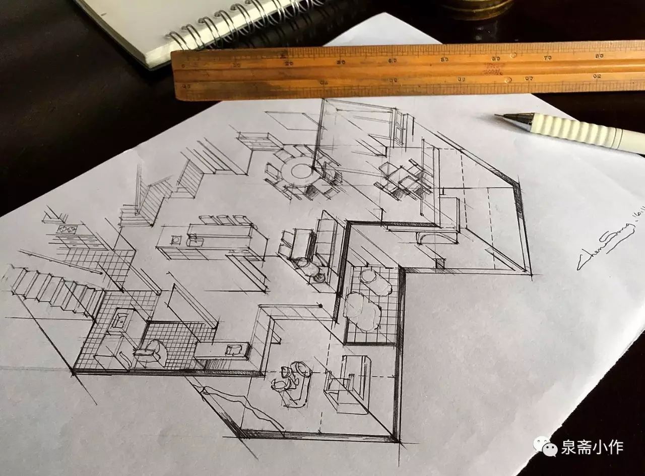 见素抱朴:我的手绘效果图简史(图文:陈松)