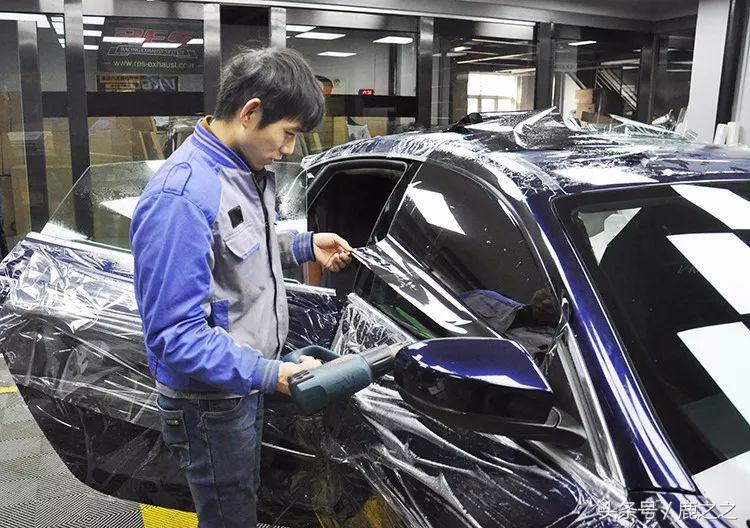 玛莎拉蒂总裁贴膜超亮金属祖母绿,玛莎拉蒂总裁蓝磨砂贴膜