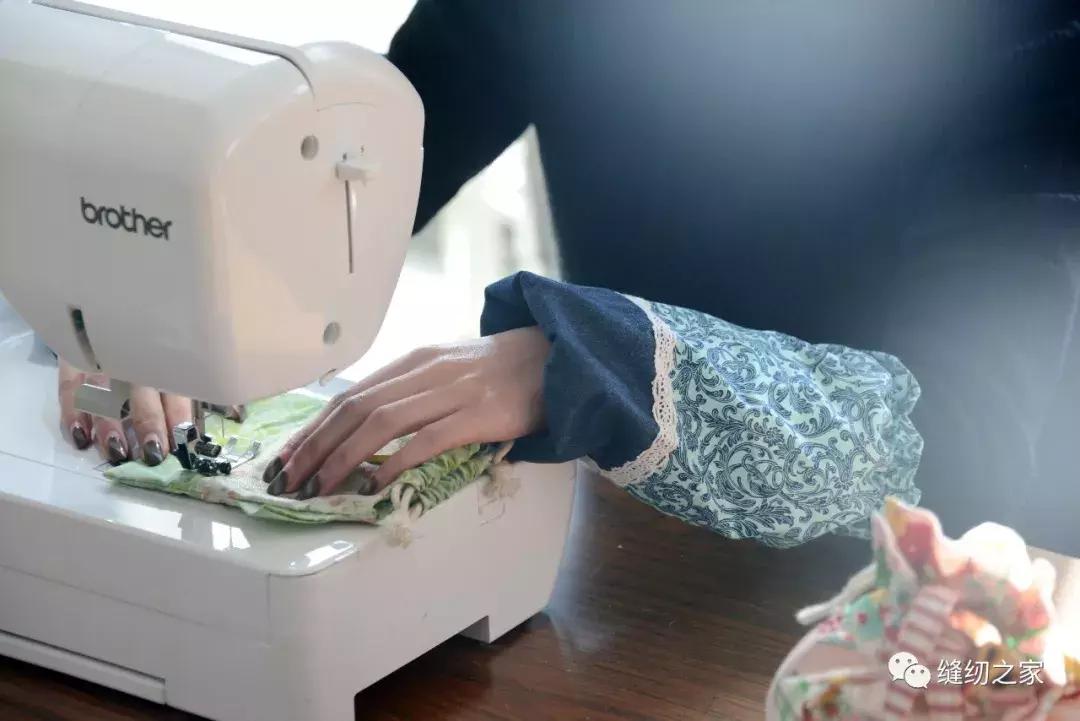 在家做袖套,袖套自己做