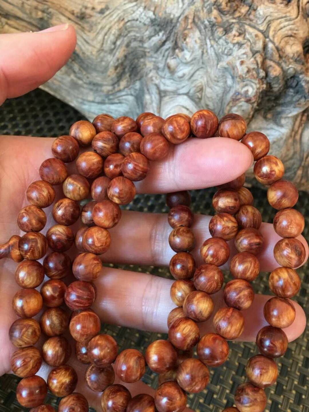 太行崖柏雷击木手串怎么盘玩,崖柏手串怎样快速盘出包浆