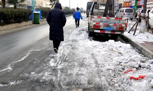 雪后路面泥泞,南阳新一轮雨雪天气情况
