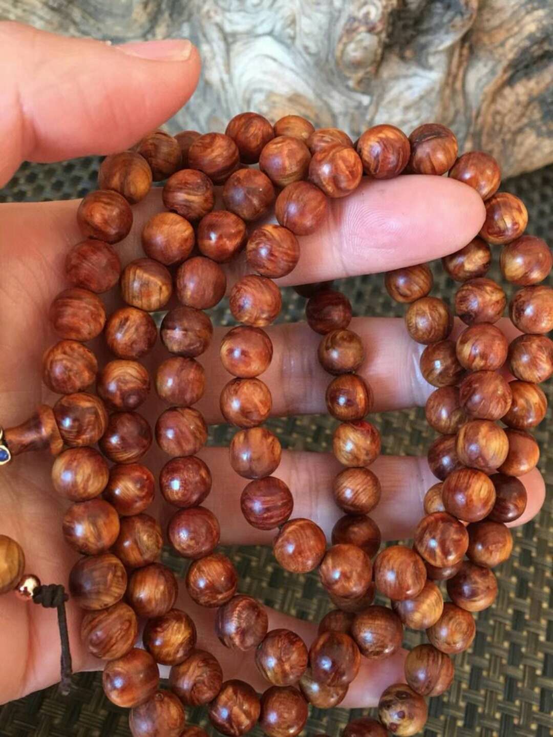 太行崖柏雷击木手串怎么盘玩,崖柏手串怎样快速盘出包浆