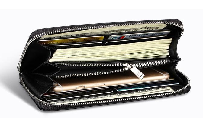 男士小众轻奢钱包长款,英皇保罗男士长款钱包