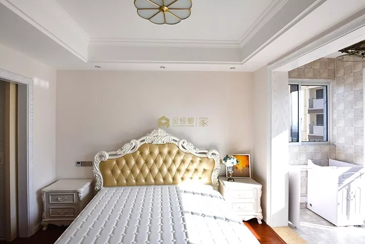 金色美缝剂提升颜值！146平欧式三居室，佛山蔚蓝湾畔业主很喜欢