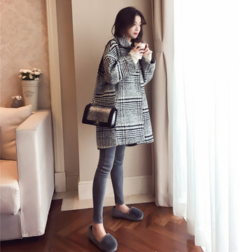 慵懒气质风毛呢外套,呢子外套淑女