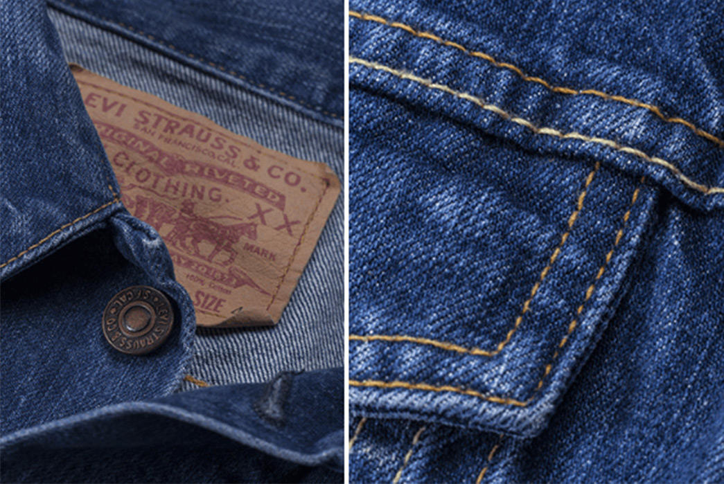 真假levis夹克 (levis 牛仔外套怎么选)