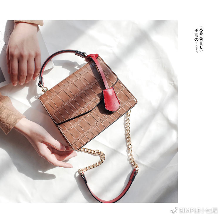 simple女装批发店,秋冬季真皮新款时尚简约女包