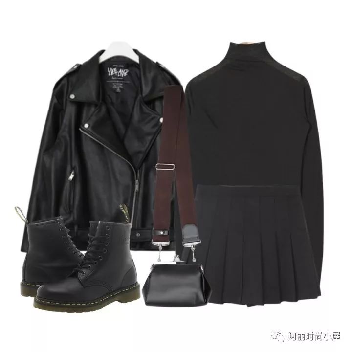 韩版皮夹克搭配什么裤子,韩版宽松皮夹克搭配什么裤子