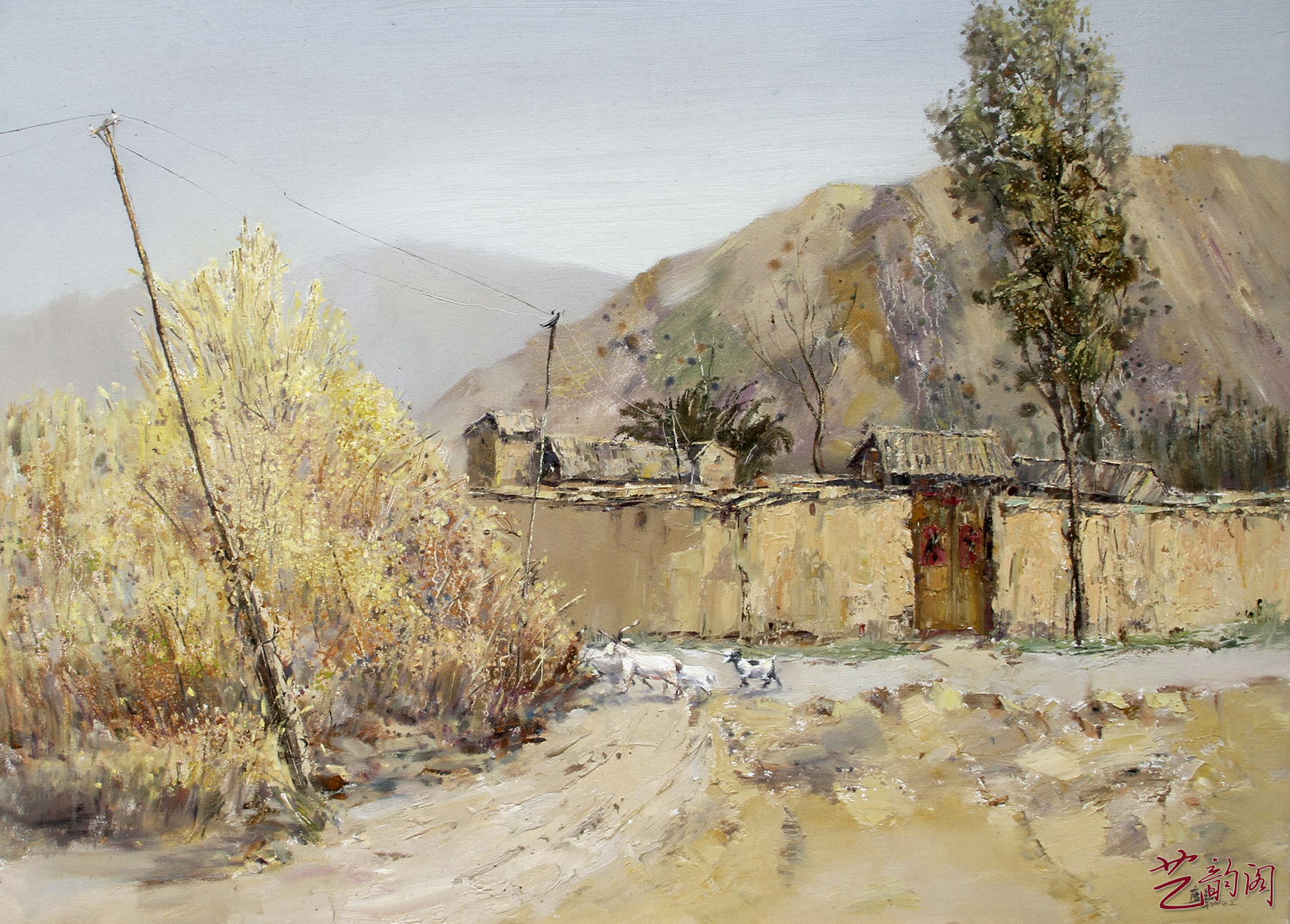 青年画家油画鉴赏,西部油画名家作品欣赏