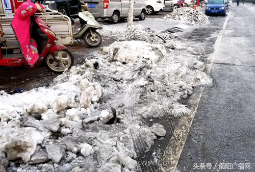 雪后路面泥泞,南阳新一轮雨雪天气情况